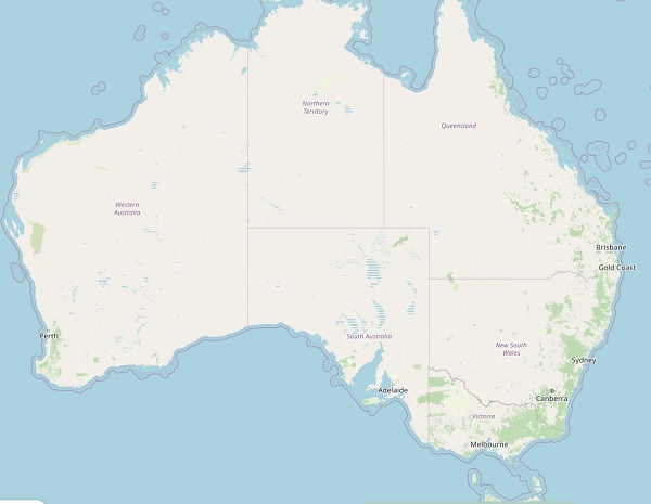 Australia map