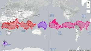 The real size of the 8 largest countries on Earth