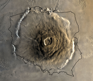 The largest volcano in the solar system